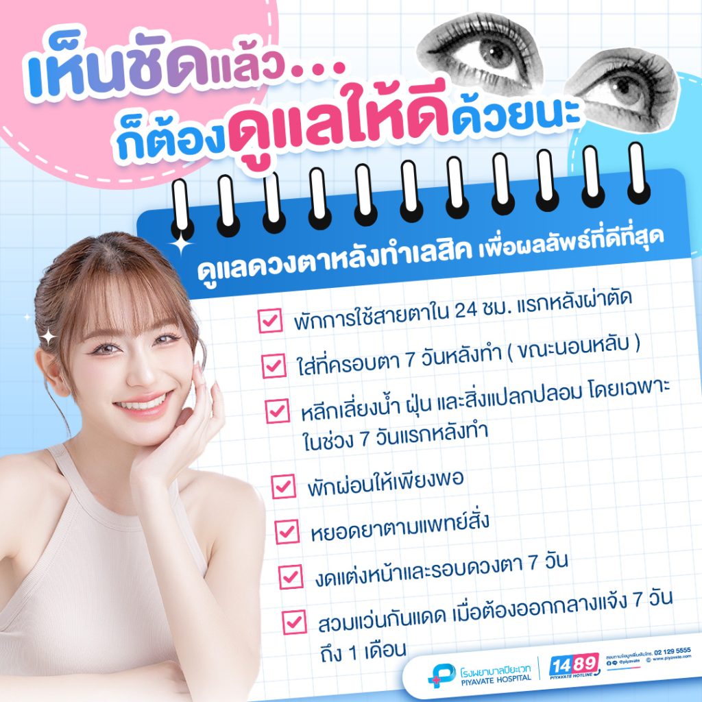 การปฏิบัติตัวหลังทำเลสิค